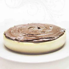 Cheesecake de Chocolate 600gr - Rende 6  Mini Fatias
