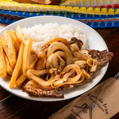 Contra filé acebolado