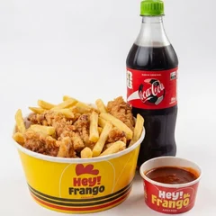 Combo Hey! - Frango Frito + Batata Frita P + Bebida