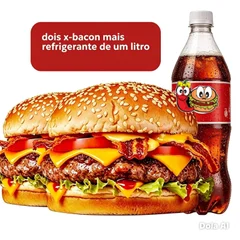 2 X-Bacon  + Refri 1L