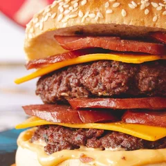 # ( Calabresa Double Burger ) !! - Opção De Montar Combo
