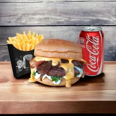 Peregrino + Fritas Pequena + Coca lata 350ml