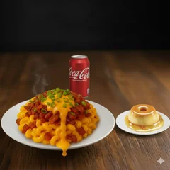 Mac'n Cheese Bacon + Coca-Cola 350ml + Sobremesa