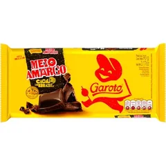 Chocolate Meio Amargo Garoto Cacau do Brasil 90 gr