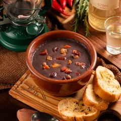 Caldo de feijão preto