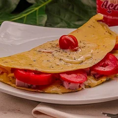 Crepioca de pizza