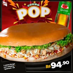 Combo Calota Frango com Catupiry + Guaraná 1,5L