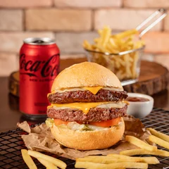 Combo Duplo Completo (1 lanche+batata+refri lata  )