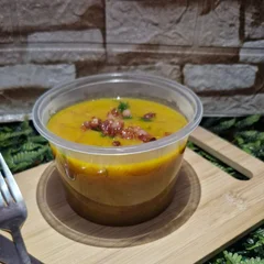 Caldo de Abóbora Cabotiá com Carne Seca Tradição e Sabor Único! (500ml)