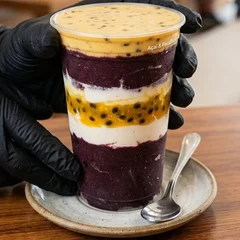 Açaí com Creme de Maracujá