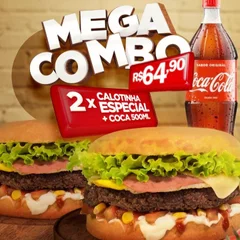 MEGA COMBO 2x Calotinha Especial + REFRI 600ML
