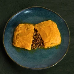 Escondidinho de Carne com Purê de Abóbora Cabotiá (300g)