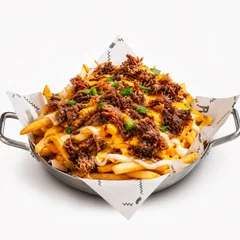 Batata com Cheddar e Costela Desfiada