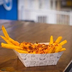 Mini Fritas + Cheddar e Bacon