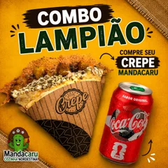 Combo Lampião + Coca-Cola.