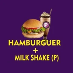 HAMBURGUER TRADICIONAL + MILK SHAKE (P) 