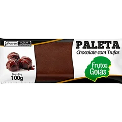 Paleta Chocolate com Trufa Frutos Goiás 100g