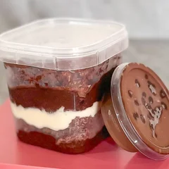 Bolo no Pote Prestigio 220ml + Brigadeiro Chocolate de Colher 30ml