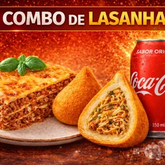 #2 Combo dos sonhos: Lasanha, Coxinha e Refri 🤤