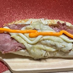 Dog Frito Com Presunto Na Baguete