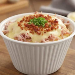 Batata Recheada - Presunto e Queijo com Catupiry 