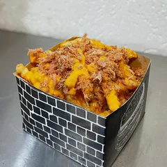 Batata com cheddar e bacon 