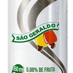 Refrigerante sabor caju zero açúcar São Geraldo 350ml lata