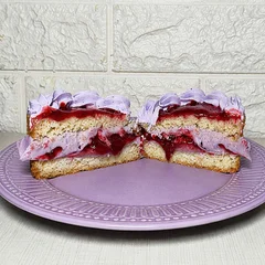 Mini Bolo de Ninho e Framboesa