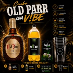 OLDD PARR +1 VIBE 2 LITROS + 5 GELO SABORES