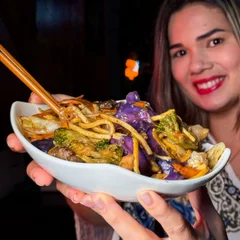Yakisoba de frango