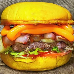 Hambúrguer Wow Cheddar e Bacon - Lanche