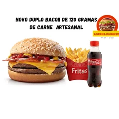 PROMOÇÃO DUPLO BACON  JR DE 120 GRANAS DE CARNE