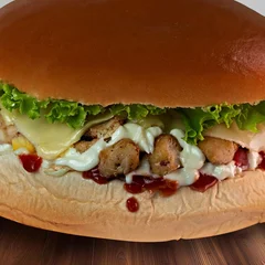 Calotinha Frango Defumado com Cream Cheese