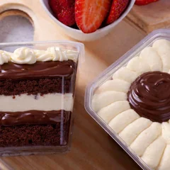 Bolo de pote 250g - Brigadeiro cremoso