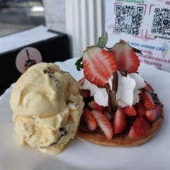 Waffle c/ Sorvete