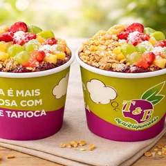 Super promoção de 2 açaí medido de 360 ml