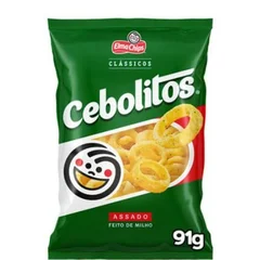 Salgadinho de Milho Sabor Cebola Cebolitos Elma Chips 91g