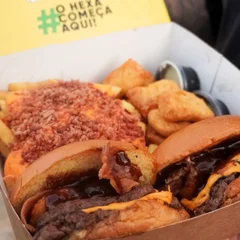 🎸 Box - 2 x Smash Rock 2.0 + Coca-Cola 2l + Batata + Nuggets