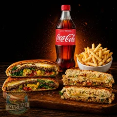 Combo Casal Gaúcho (2 Xis + batata 250G + coca 600)