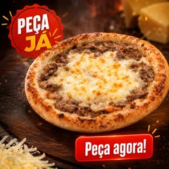ESFIHA DE CARNE COM QUEIJO