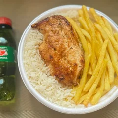 Frango Grelhado & Fritas + Guaraná Pet + R$ 18,99 leve outra marmitex
