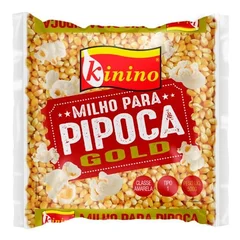 Milho para Pipoca Kinino Gold Pacote 500g
