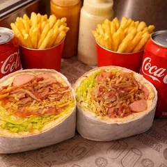 Combo Casal - 2 Lanche X (Escolha o Seu) + 2 Batata Frita + 2 Refri 350ml