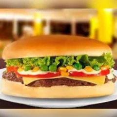 X-Frango, bacon e cheddar