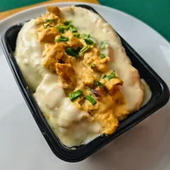 Batata Recheada Strogonoff de Frango 600g