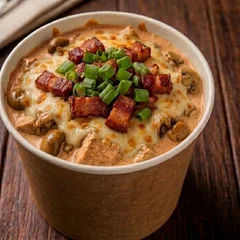 Batata Strogonoff de Carne (alcatra)