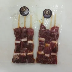 Espetinho Bovino c/ Bacon 500g