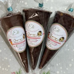 Cone trufado - Brigadeiro 
