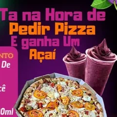 Pizza grande + copo de 300 ml de açai