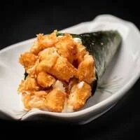 Temaki de salmao crispy